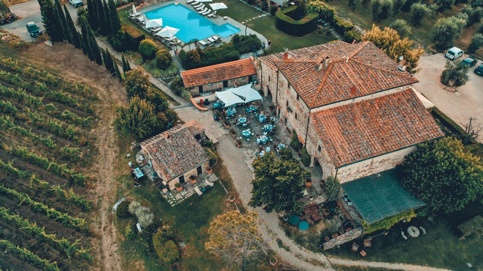 Agriturismo Fattoria Lavacchio ปอนตาสซิเอเว ภายนอก รูปภาพ