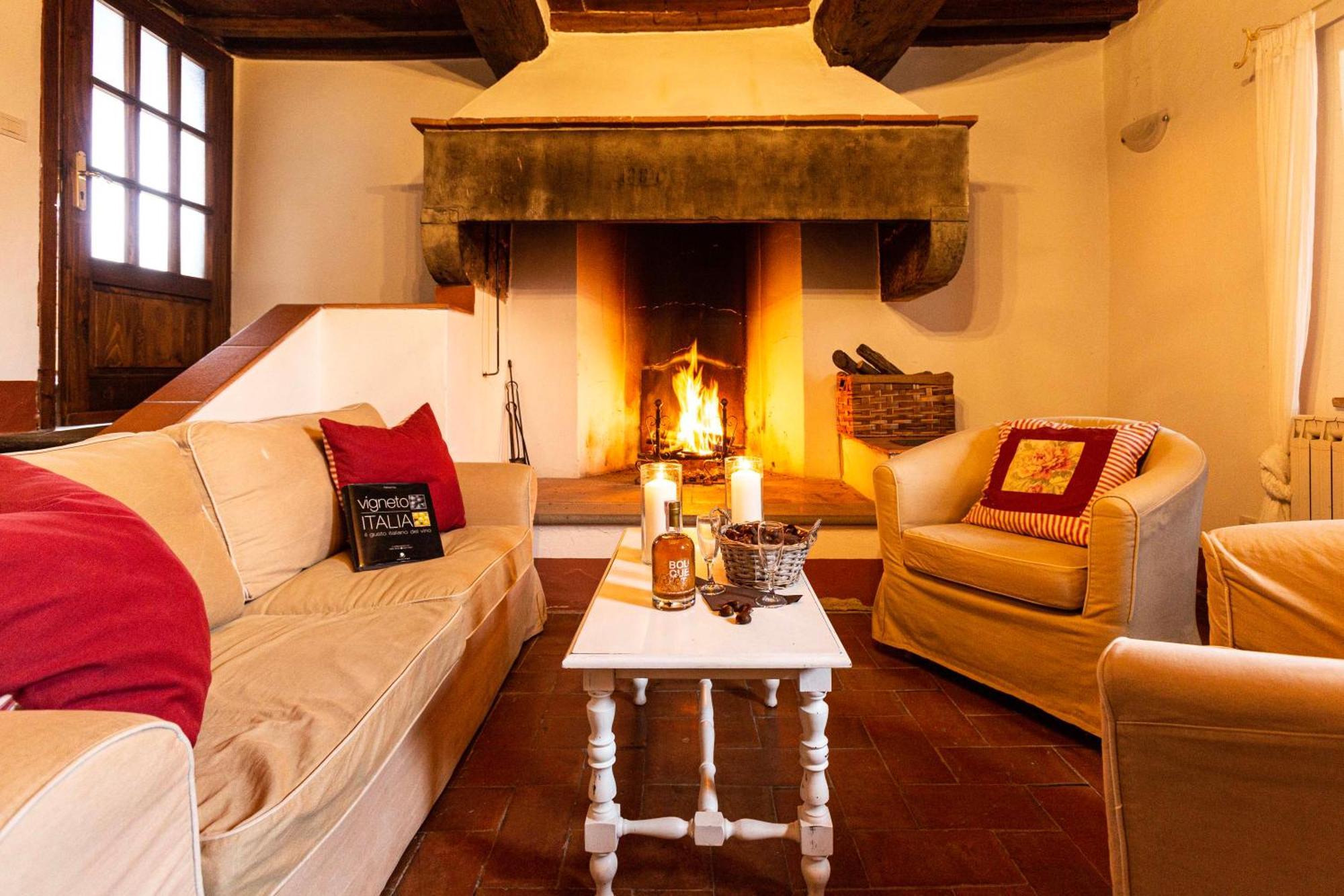 Agriturismo Fattoria Lavacchio ปอนตาสซิเอเว ห้อง รูปภาพ